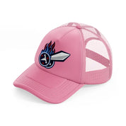 tennessee titans supporter-pink-trucker-hat
