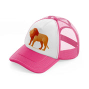 005-lion-neon-pink-trucker-hat