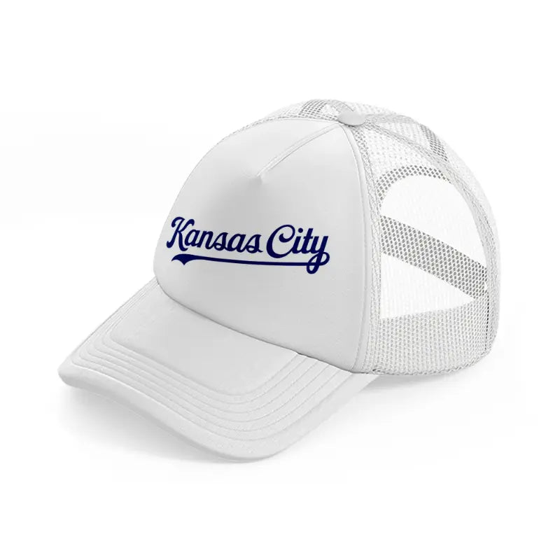 kansas city-white-trucker-hat