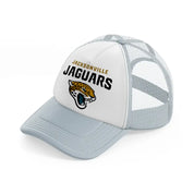jacksonville jaguars fan-grey-trucker-hat