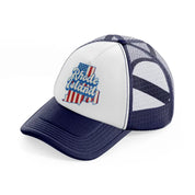 rhode island flag-navy-blue-and-white-trucker-hat