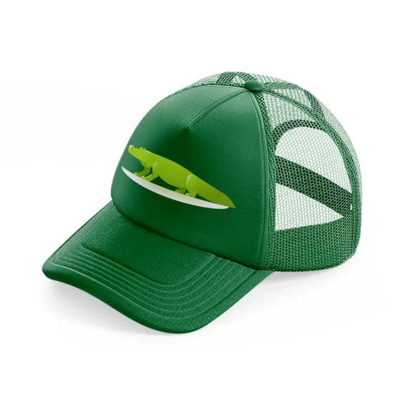 012-crocodile-green-trucker-hat