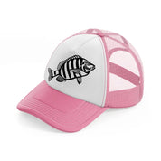 dory fish-pink-and-white-trucker-hat