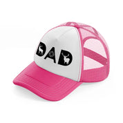 dad-neon-pink-trucker-hat