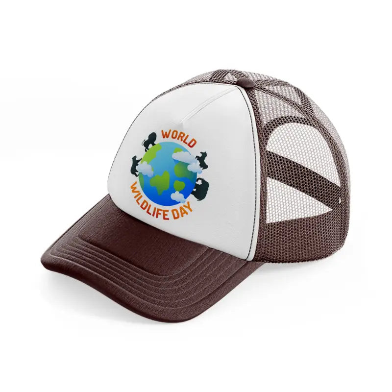 world-wildlife-day (1)-brown-trucker-hat