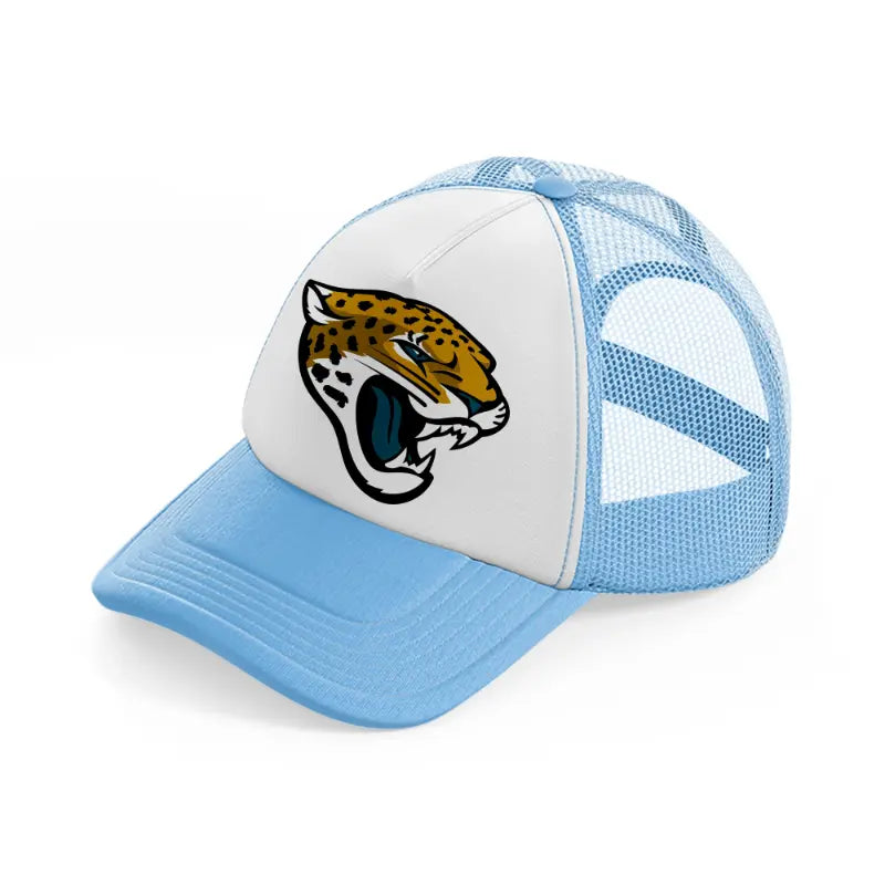 jacksonville jaguars emblem-sky-blue-trucker-hat
