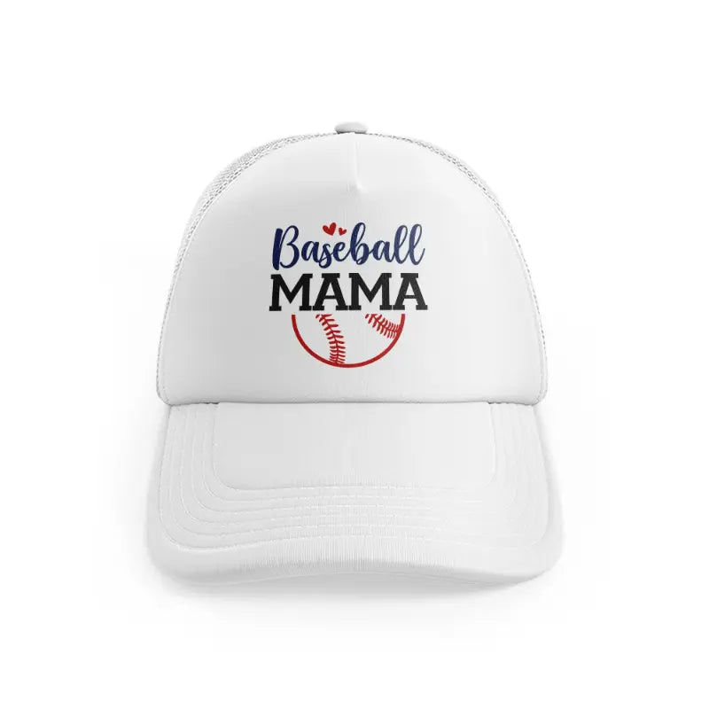 Baseball Mama Red & Bluewhitefront-view