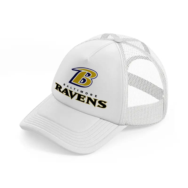 b baltimore ravens-white-trucker-hat