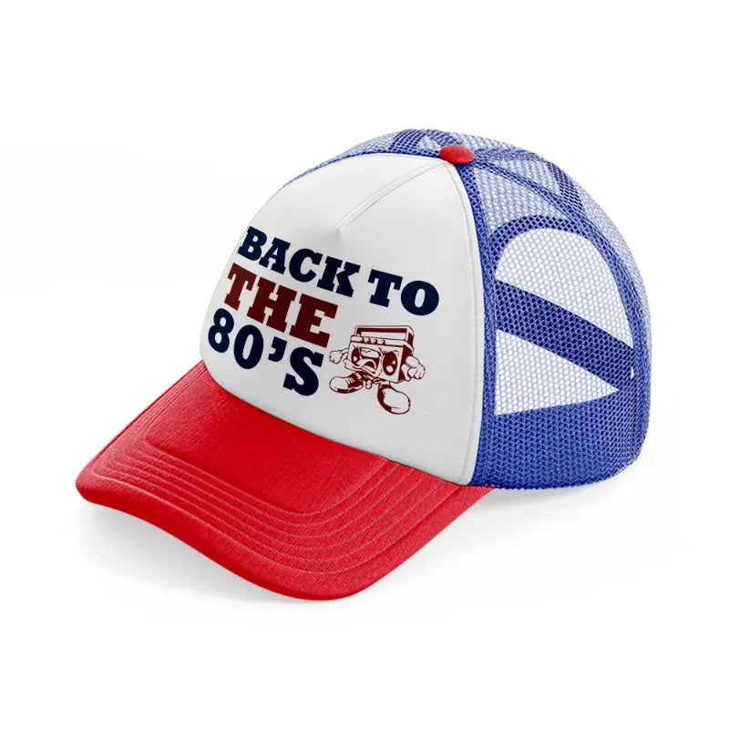 back to the 80s -multicolor-trucker-hat