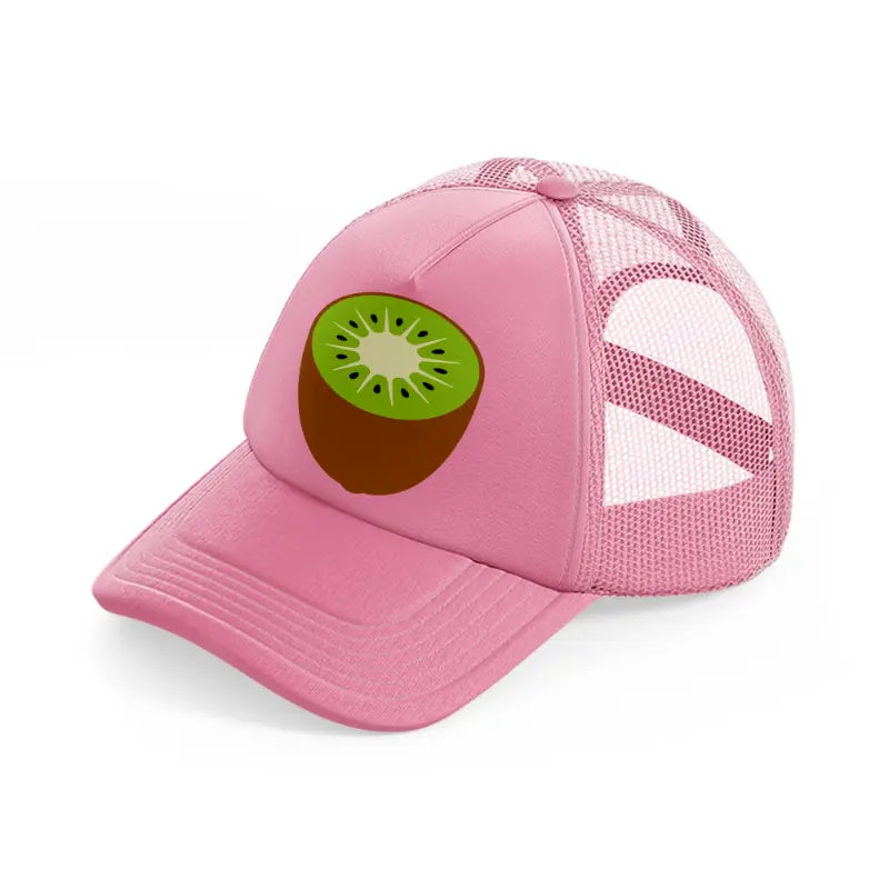 kiwi fruit-pink-trucker-hat