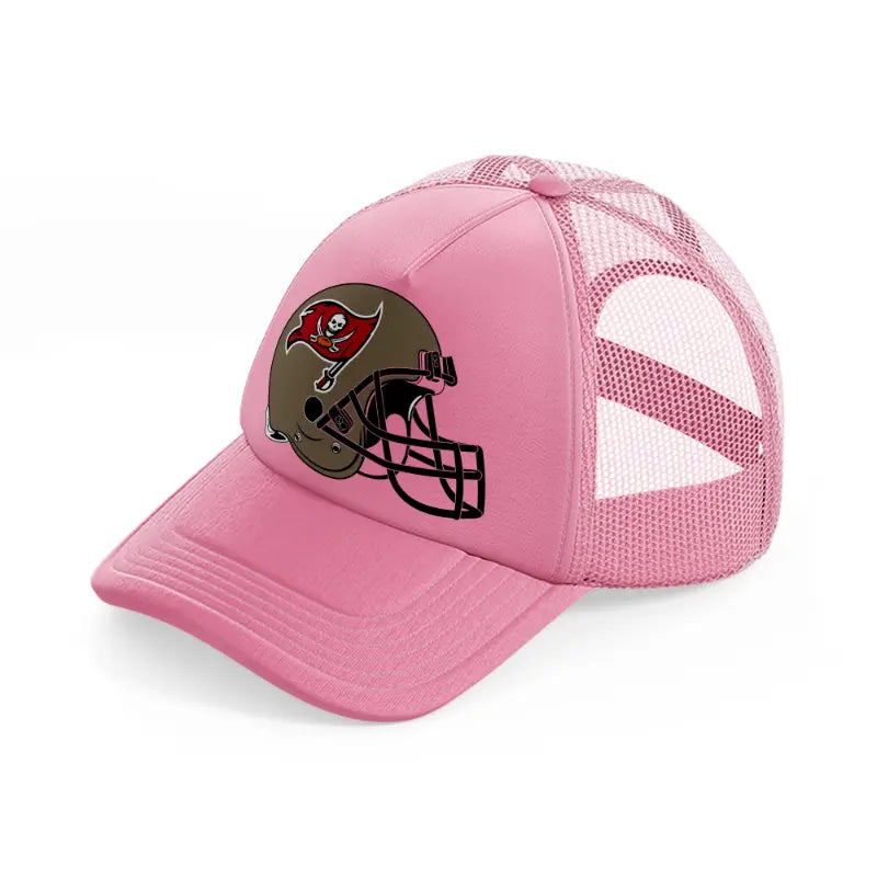 tampa bay buccaneers helmet-pink-trucker-hat