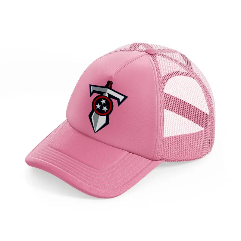 tennessee titans sword-pink-trucker-hat
