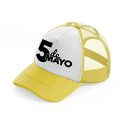 5 de mayo-yellow-trucker-hat