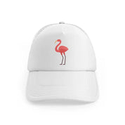 flamingo (1) white trucker hat