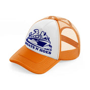 Boats N Hoes orange Trucker Hat