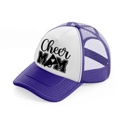 cheer mom-purple-trucker-hat