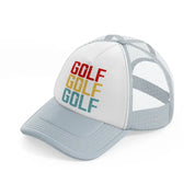 golf color-grey-trucker-hat