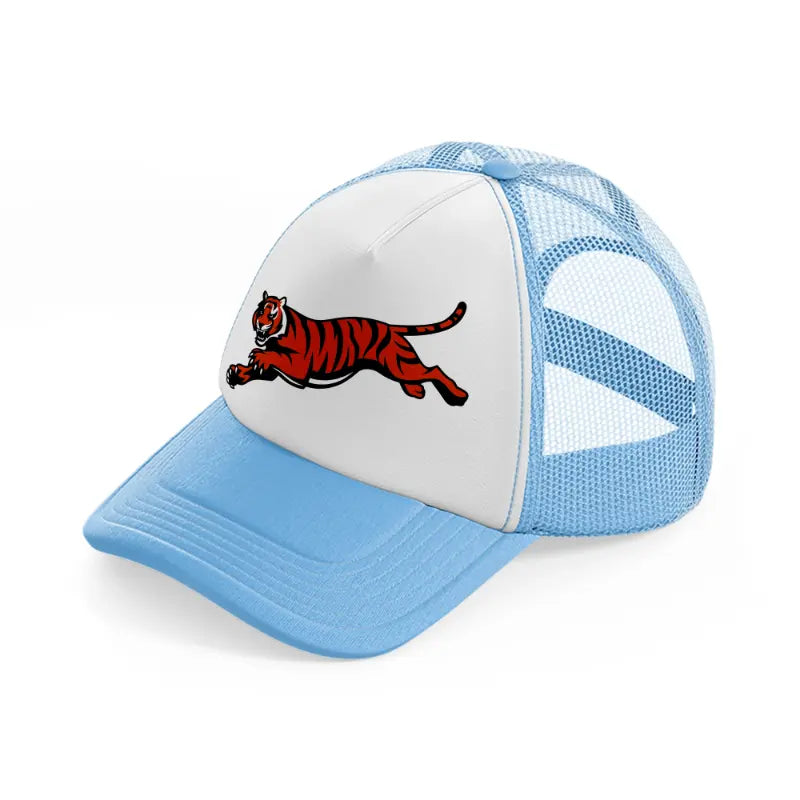 bengals logo-sky-blue-trucker-hat