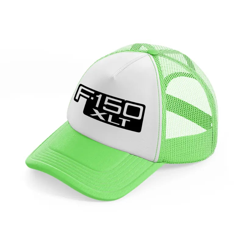 f.150 xlt lime green trucker hat