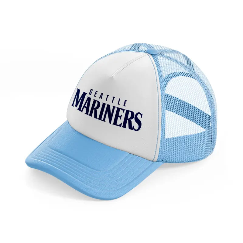 seattle mariners classic-sky-blue-trucker-hat
