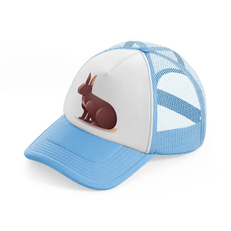 020 rabbit sky blue trucker hat