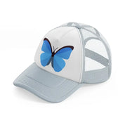 051 butterfly 30 grey trucker hat