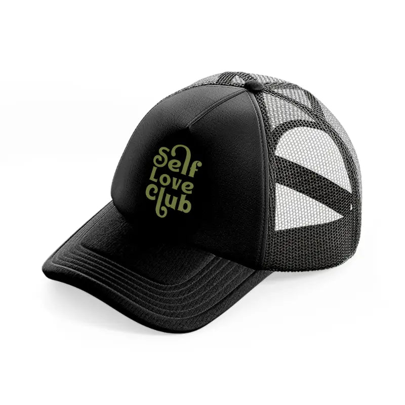 quote 04 black trucker hat