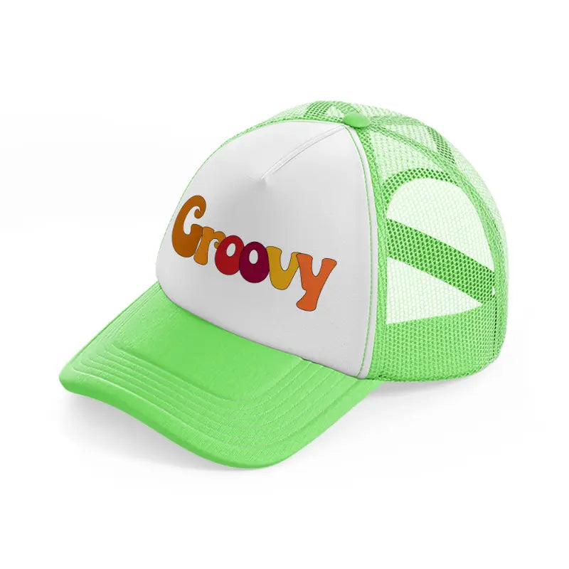 groovy elements-23-lime-green-trucker-hat