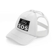 ford sds white trucker hat