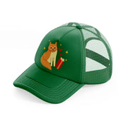 012-book-green-trucker-hat