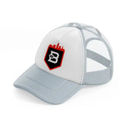 cleveland browns badge-grey-trucker-hat