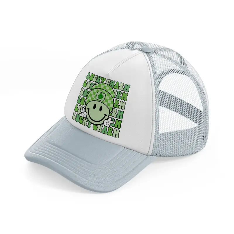 lucky charm-grey-trucker-hat