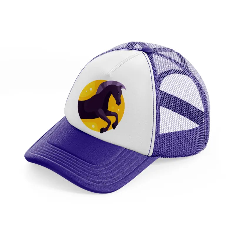 chinese zodiac (10) purple trucker hat