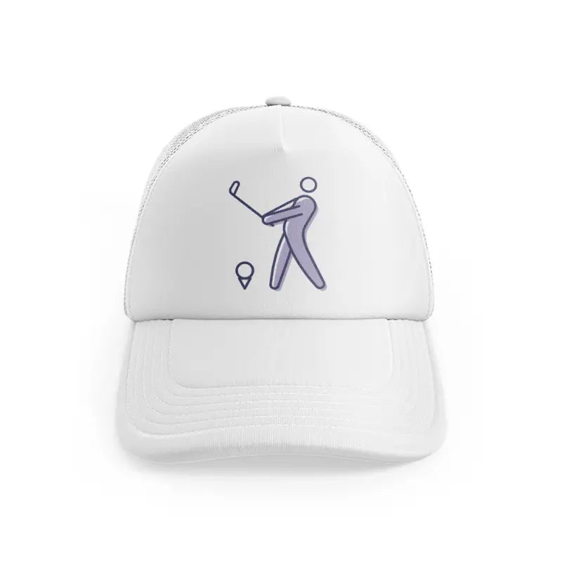 Golfer Outlinewhitefront-view