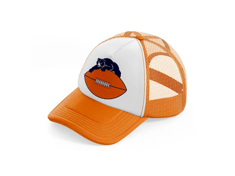 chicago bears ball-orange-trucker-hat