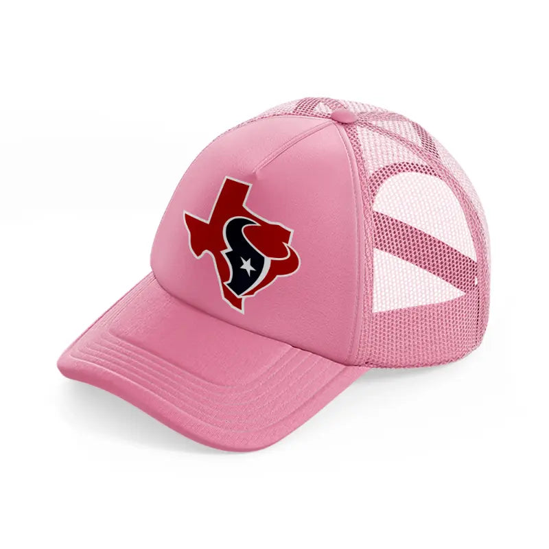 houston texans supporter-pink-trucker-hat