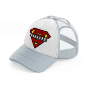 super dad color-grey-trucker-hat