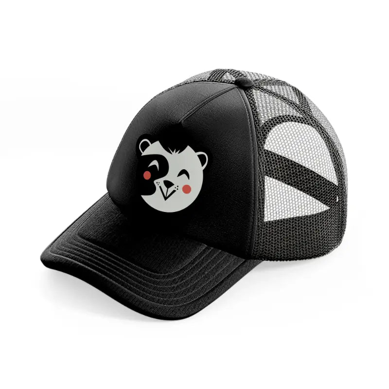 panda-black-trucker-hat
