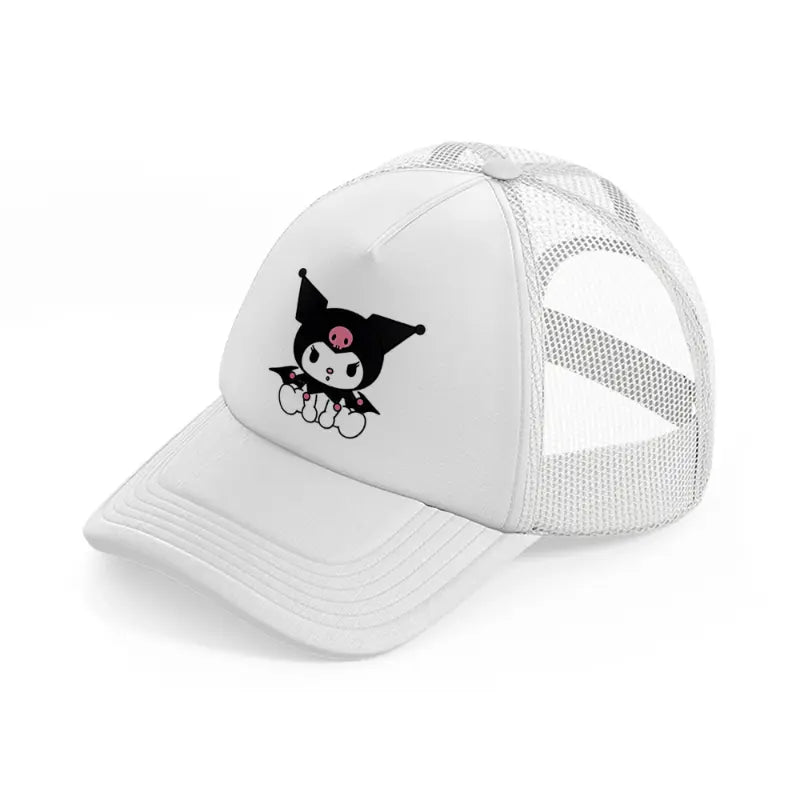 bat kitty-white-trucker-hat