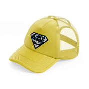 carolina panthers super hero-gold-trucker-hat
