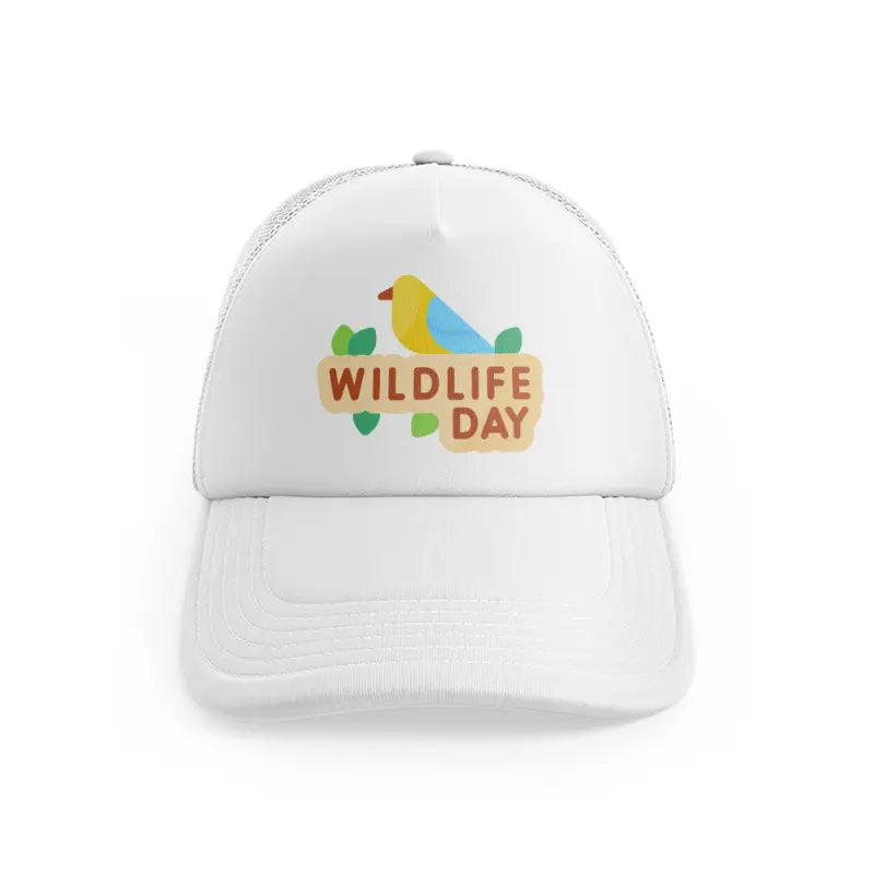 world-wildlife-day (2)-white-trucker-hat