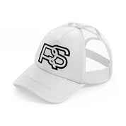 rs white trucker hat