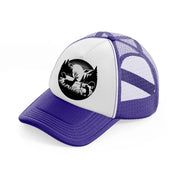 deer hunter-purple-trucker-hat