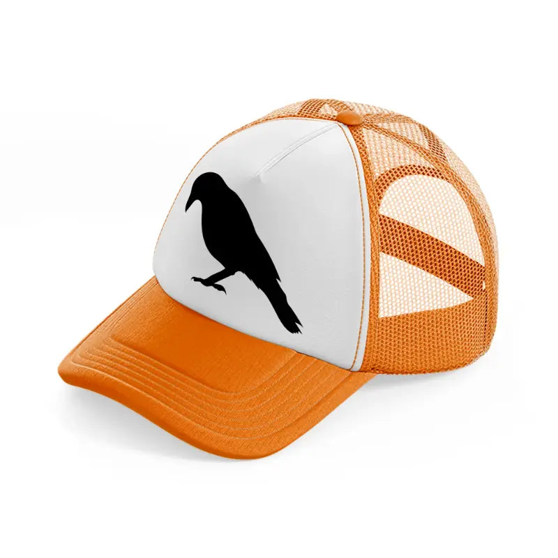 raven-orange-trucker-hat