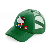 hello kitty telephone-green-trucker-hat