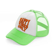 retro elements-99-lime-green-trucker-hat