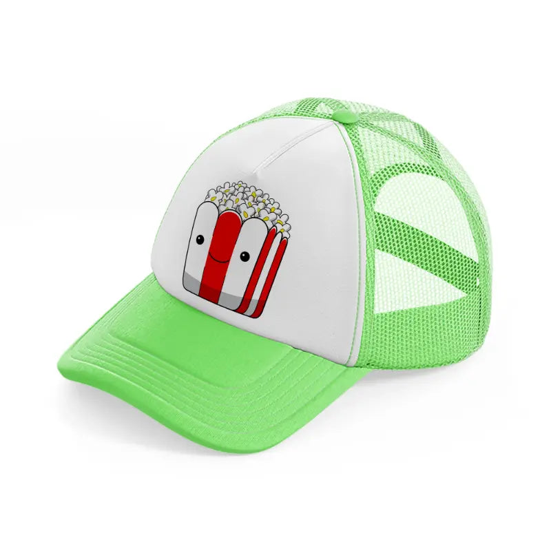 popcorn-lime-green-trucker-hat