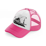 soul reaper-neon-pink-trucker-hat