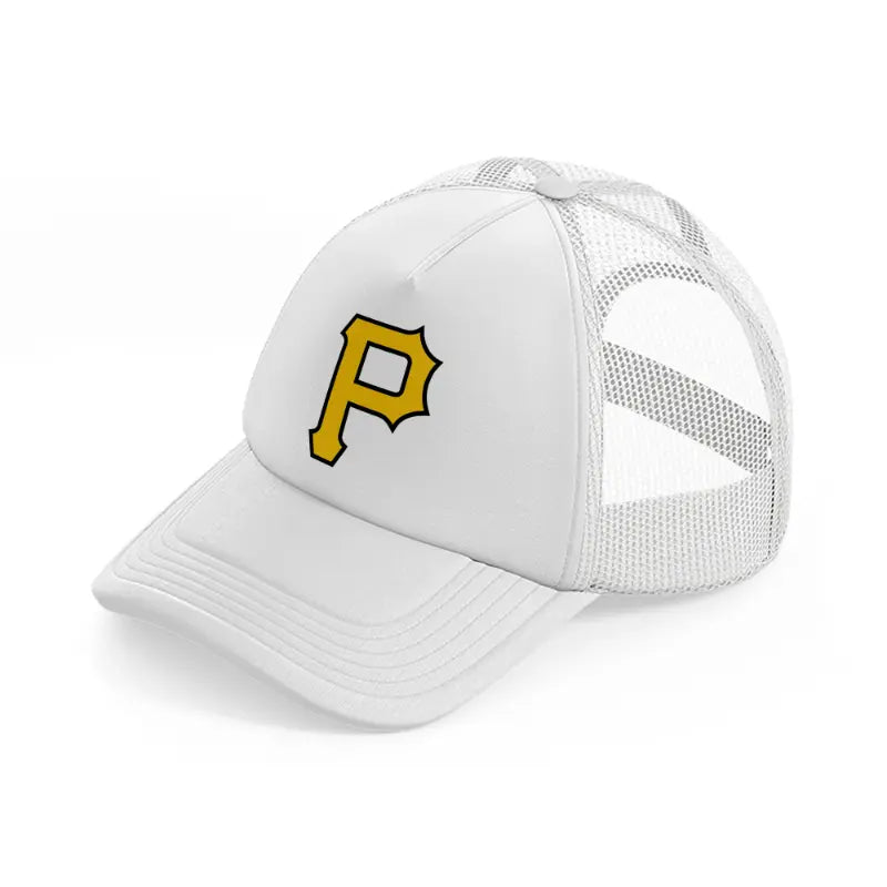 pittsburgh p-white-trucker-hat