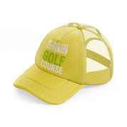 my iron fist rules the golf course-gold-trucker-hat